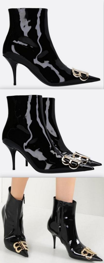BB Patent Leather Booties