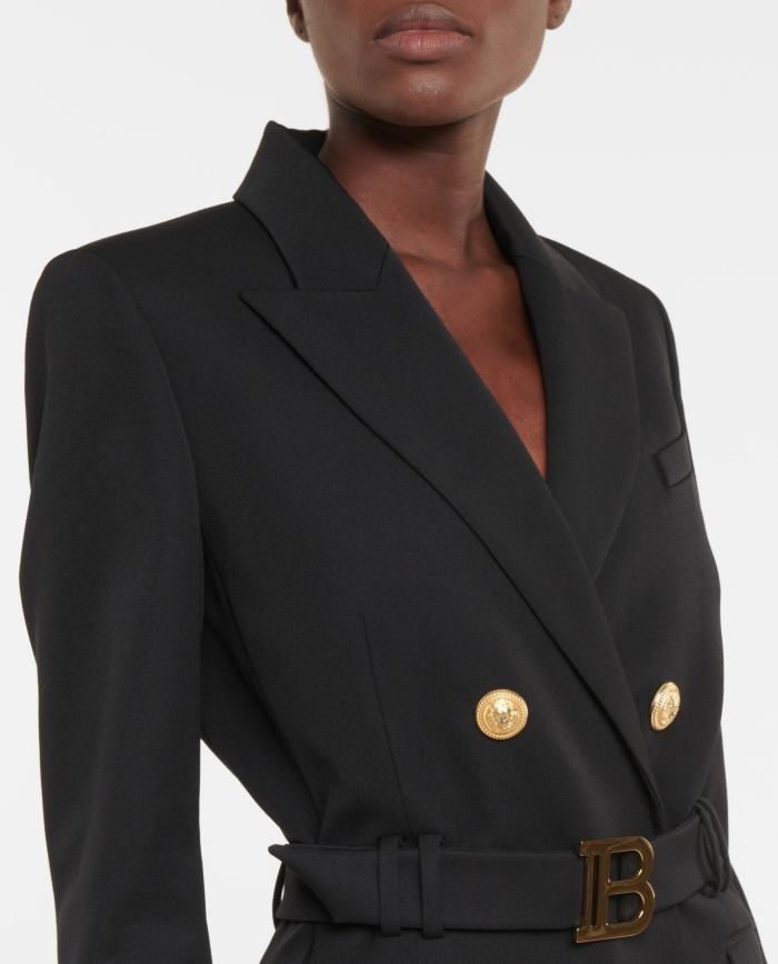 Belted Blazer-Dress, Black Inspired Fashions Boutique