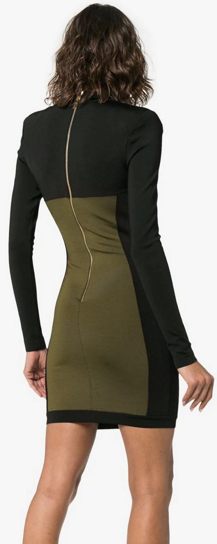V-Neck Stretch Mini Dress DESIGNER INSPIRED FASHIONS
