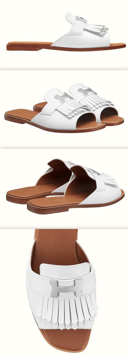 'Auteuil' Sandals, White