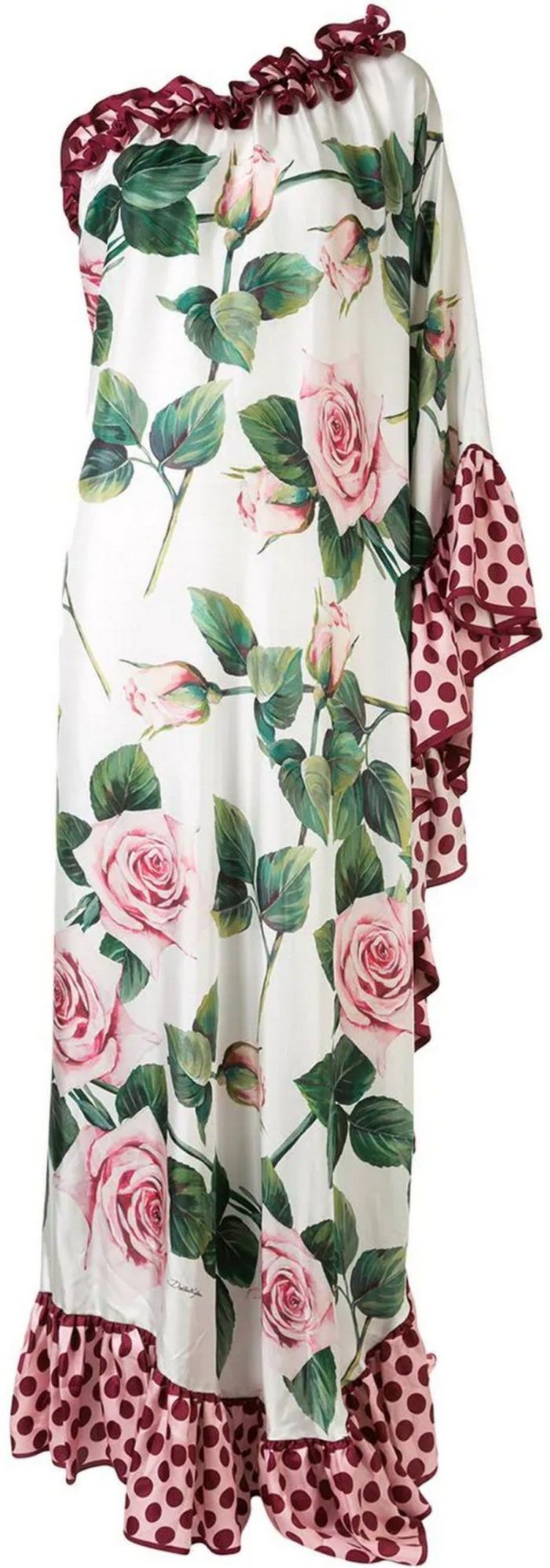 Tropical Rose Print Maxi Dress DESIGNER INSPIRED FASHIONS