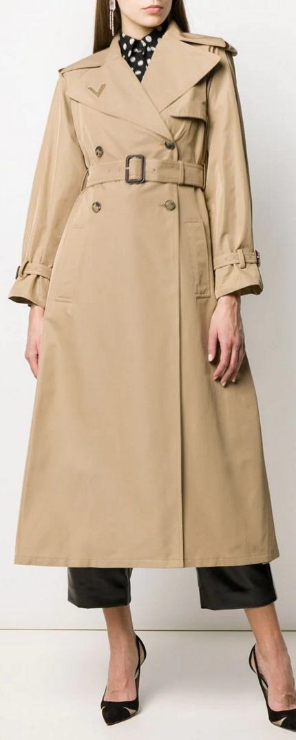 Belted Midi Trench Coat