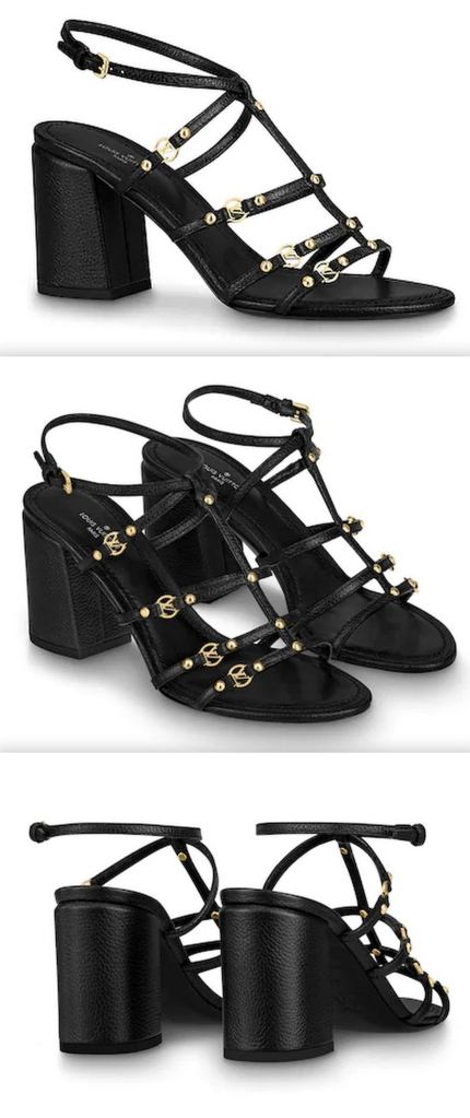 'Roma' Sandals, Black