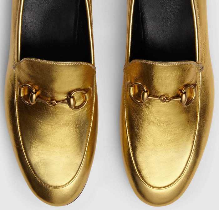 'Jordaan' Metallic Leather Loafers - (Purple, Gold, Silver)-DESIGNER INSPIRED FASHIONS-Flats,Loafers/Oxford Shoes/Espadrilles