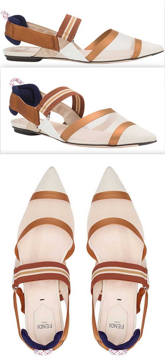 'Colibrì' Ballerinas, White-DESIGNER INSPIRED FASHIONS-Flats,Sandals