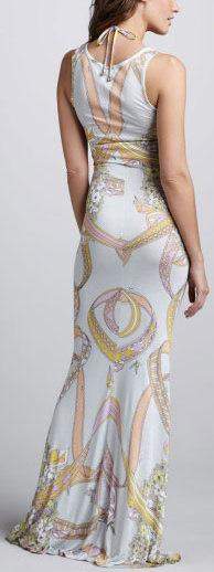 Long Printed Coverup Maxi Jersey Silk Tank Dress DESIGNER INSPIRED FASHIONS