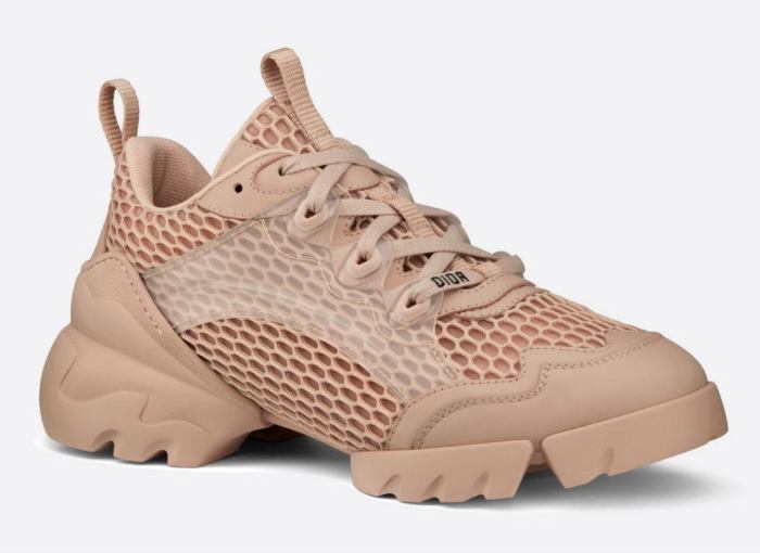 'D-Connect' Sneakers, Nude Mesh