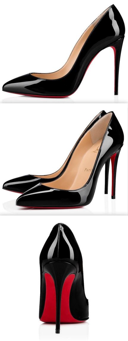 'Pigalle Follies' 100 mm Pumps, Black | DESIGNER INSPIRED FASHIONS