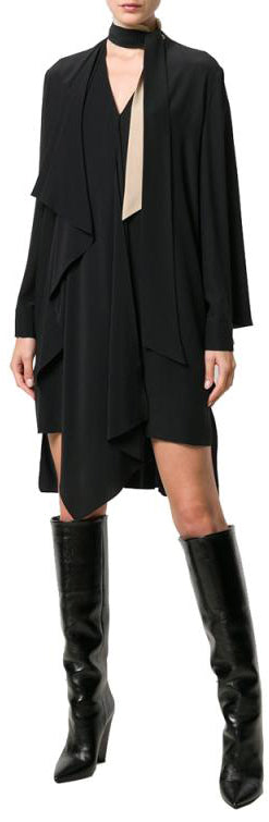 Pussy-Bow Dress, Black | DESIGNER INSPIRED FASHIONS