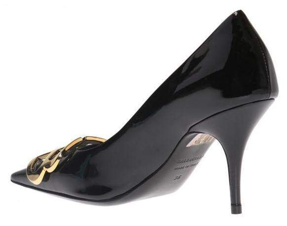 BB D'Orsay Patent Leather Pumps, Black | DESIGNER INSPIRED FASHIONS