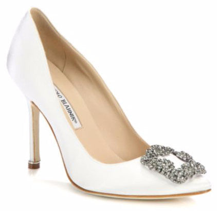 'Hangisi' Satin Crystal Toe Pump - Various Colors to Choose From | DESIGNER INSPIRED FASHIONS