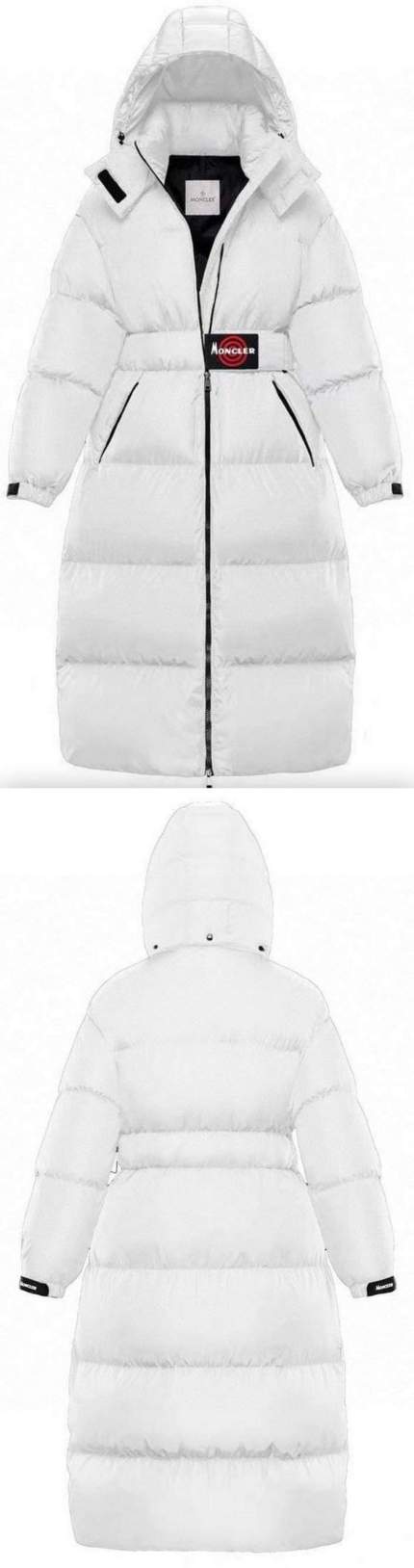 'Danubelong' Down Coat, White - Inspired Fashions Boutique