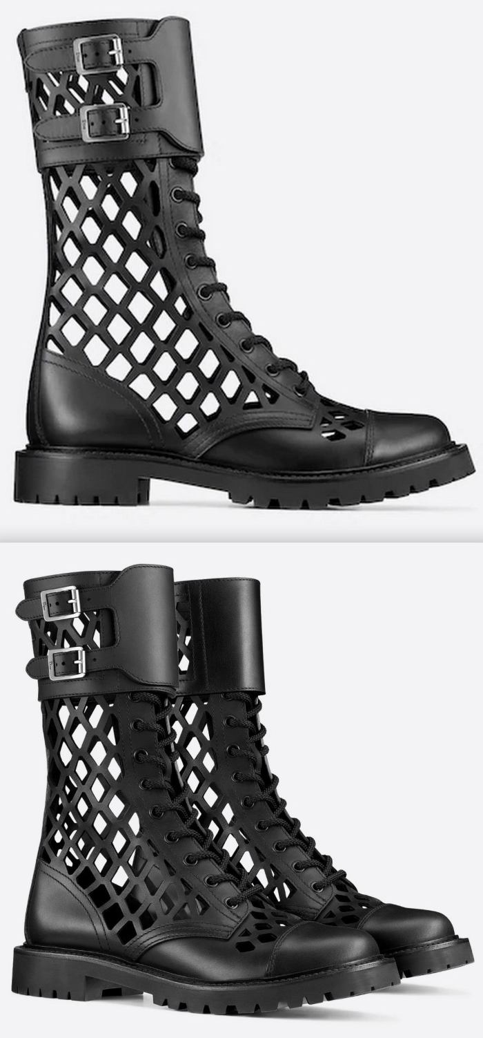 'D-Trap' Ankle Boots, Black