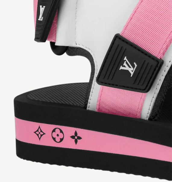 Arcade Flat Sandals, Pink