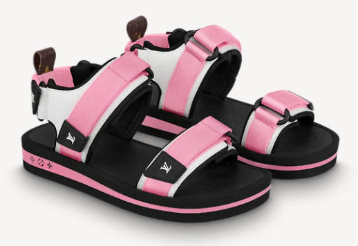 Arcade Flat Sandals, Pink