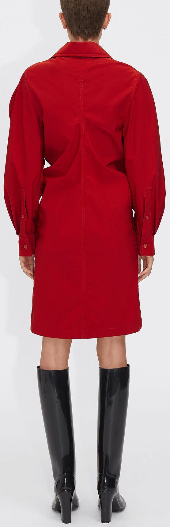 Technical Stretch Wool Dress, Red Inspired Fashions Boutique