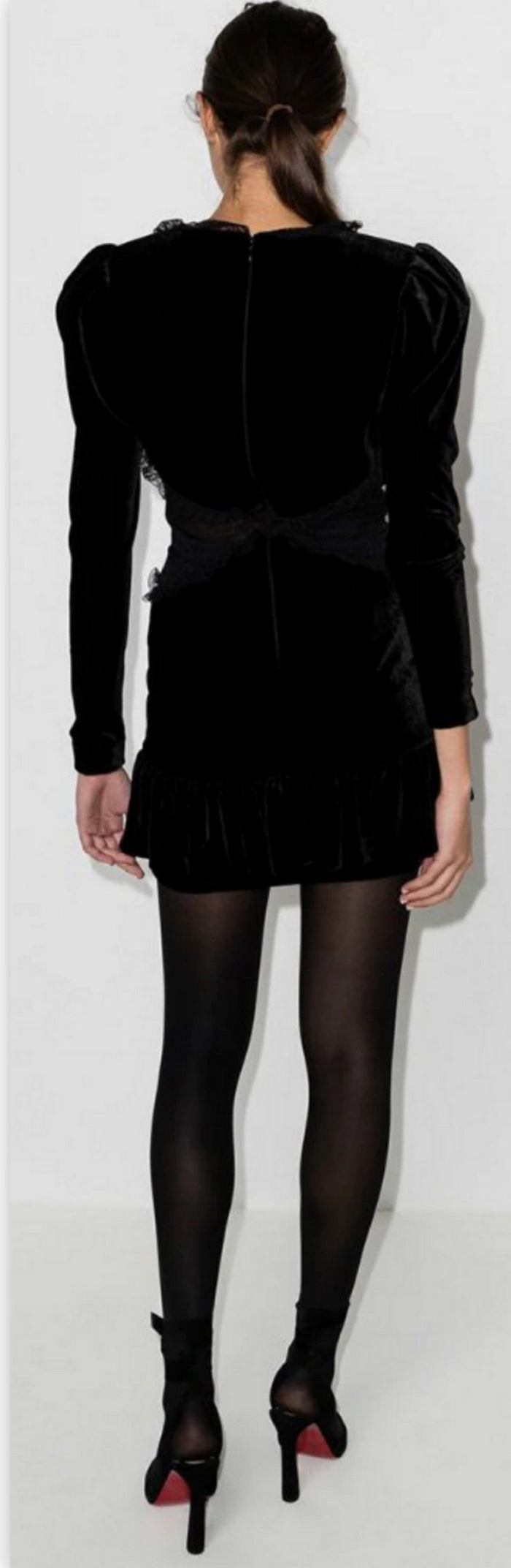 Black Lace-Embellished Mini Dress Inspired Fashions Boutique