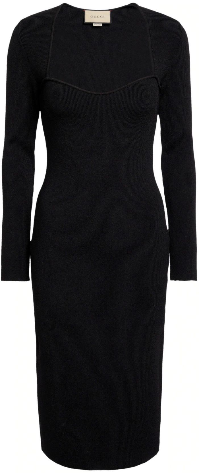 Black Ribbed Knit Midi Dress Inspired Fashions Boutique