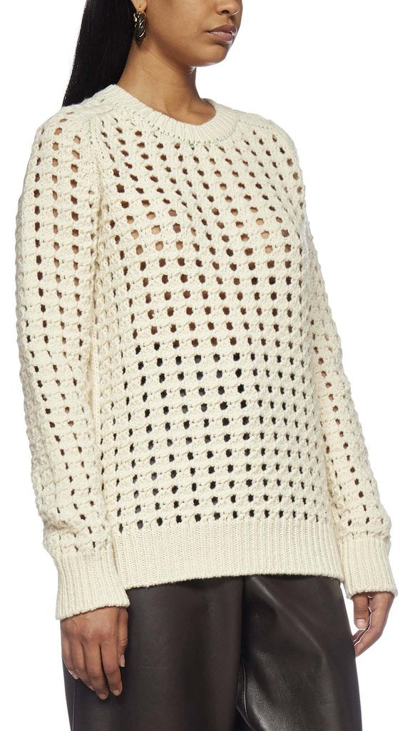 Open-Knit Sweater, Ivory Inspired Fashions Boutique