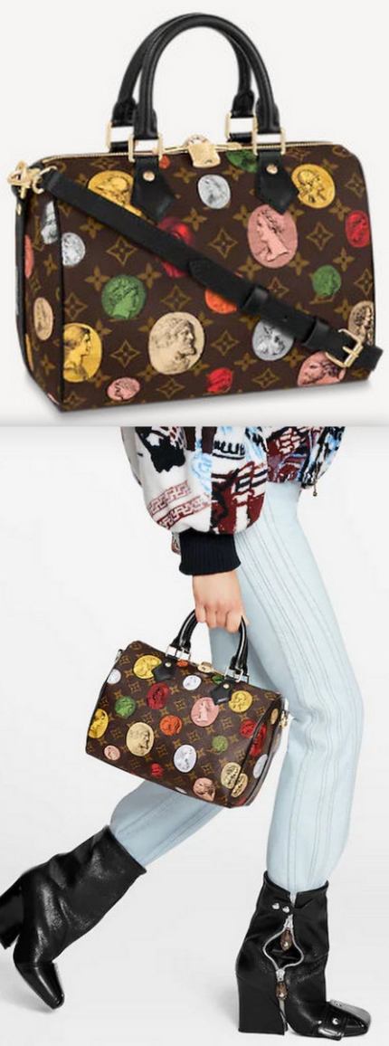 'Speedy Bandoulière' 25 Monogram Cameo Canvas Handbag