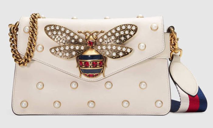Broadway'Leather Mini Clutch Bag, White DESIGNER INSPIRED FASHIONS