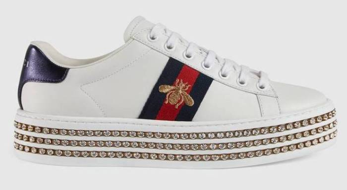 Ace Sneaker with Crystals