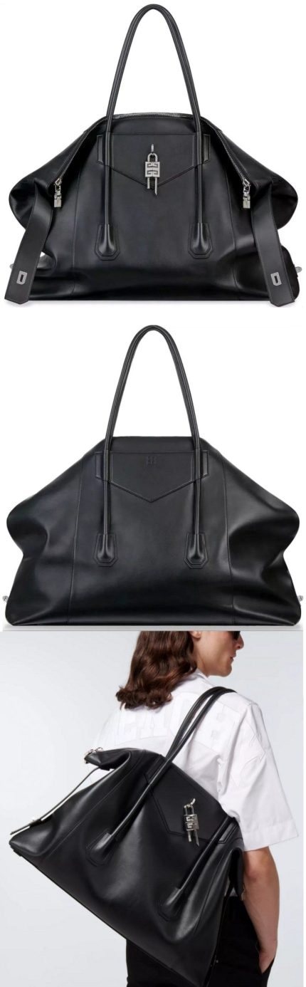 'Antigona' Large Lock Soft Bag in Leather Women's Designer Fashions